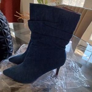 Rogue NEW Bluejean Slouch 3in mid-calf boots, Sz 12, "true to size"..